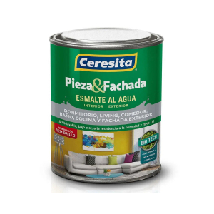 ESMALTE AGUA PIEZA & FACHADA BLANCO 1/4 GALÓN