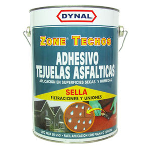 ZONE TECHOS ADHESIVO TEJA ASFALTICA GALÓN