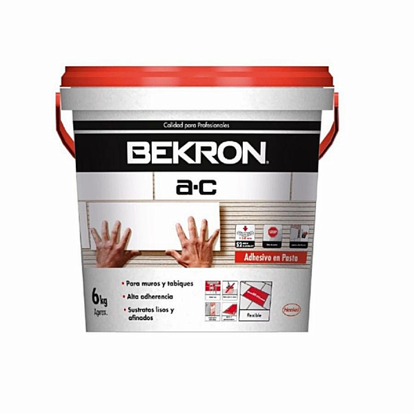 ADHESIVO CERAMICO PASTA BEKRON AC 6 KG