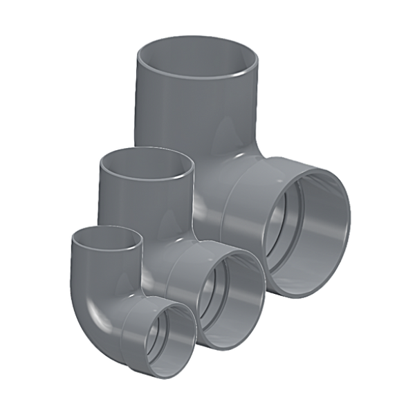 CODO PVC SANITARIO GRIS 40X87.5MM