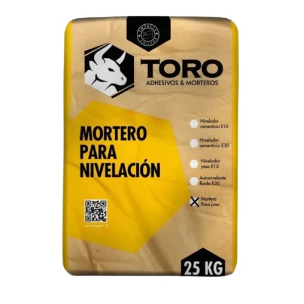 MORTERO PISO TORO 25KG