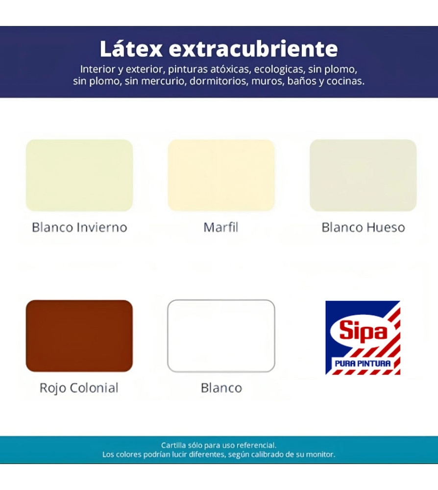 LATEX EXTRACUBRIENTE BLANCO SIPA TINETA