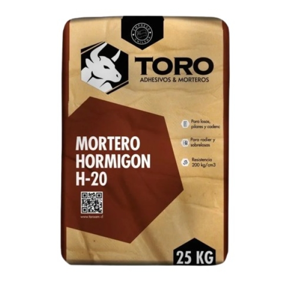 MORTERO HORMIGON H20 TORO 25KG
