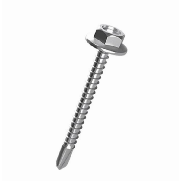 TORNILLO HEXAGONAL PUNTA BROCA 12X1" 100 UNDIDADES