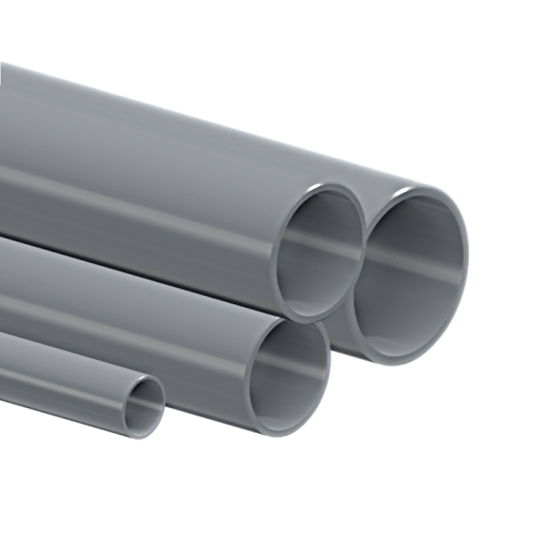 TUBO PVC SANITARIO GRIS 40MMX6MT