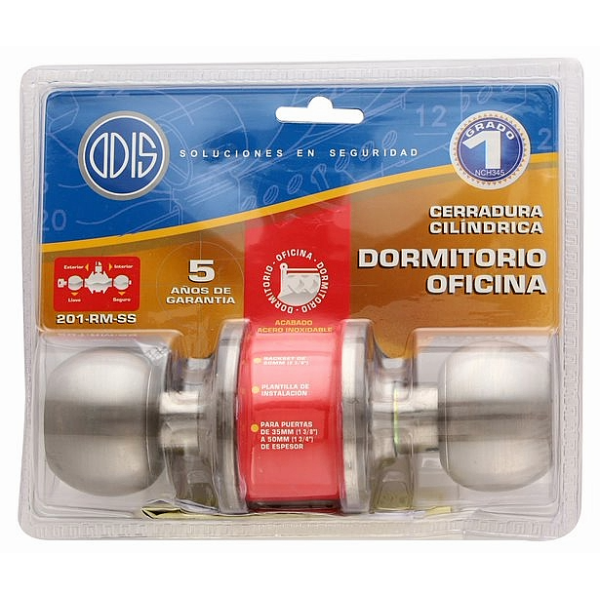 CERRADURA DORMITORIO POMO 201 ODIS