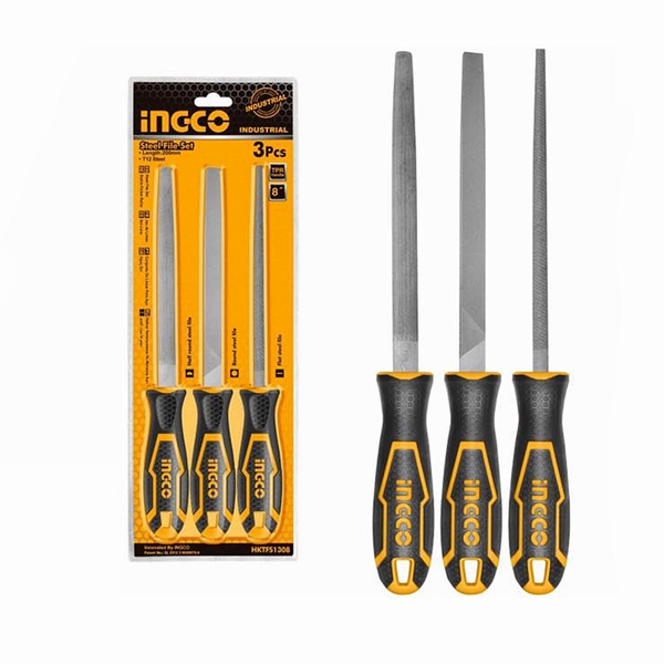 SET DE LIMAS 3 PCS INGCO HKTFS1308