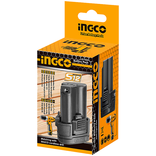 BATERIA S12 12V FBLI12152 INGCO