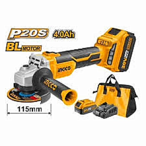 ESMERIL ANGULAR INALÁMBRICO 20V INGCO CAGLI11522