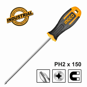 DESTORNILLADOR INDUSTRIAL PUNTA CRUZ PH2X6X150MM HS68PH2150 INGCO