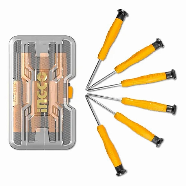 SET DE DESTORNILLADORES DE PRECISION ECONÓMICOS 6PCS HKSD0618 INGCO