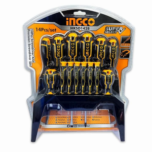 SET DE DESTORNILLADORES 14 PIEZAS INGCO HKSD1428