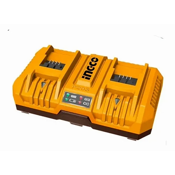 CARGADOR INTELIGENTE DOBLE 20V4A FCLI2034 INGCO