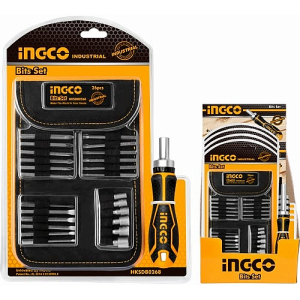 DESTORNILLADOR CON 26 PUNTAS  INGCO HKSDB0268