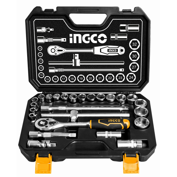 JUEGO DADOS INGCO 25PCS HKTS12251