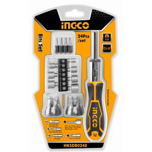 SET DESTORNILLADOR INGCO 24PCS HKSDB0248