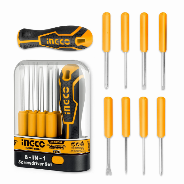 SET DESTORNILLADOR INGCO 9PCS AKISD0901
