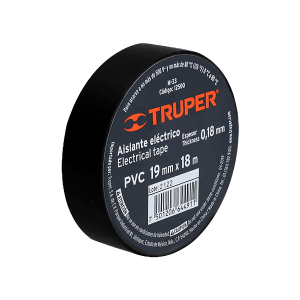 CINTA AISLADORA NEGRA TRUPER 18 MT