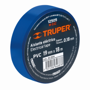 CINTA AISLADORA AZUL TRUPER 18 MT