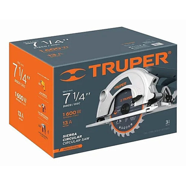 SIERRA CIRCULAR TRUPER PROF 7 1/4 1600W