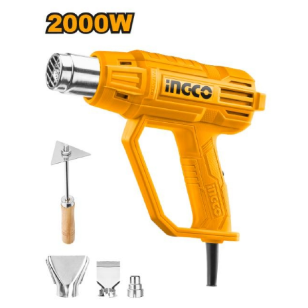 PISTOLA DE CALOR INDUSTRIAL 2000W HG200038 INGCO