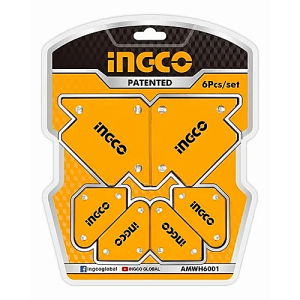 ESCUADRA MAGNETICA JUEGO 6PCS AMWH6001 INGCO