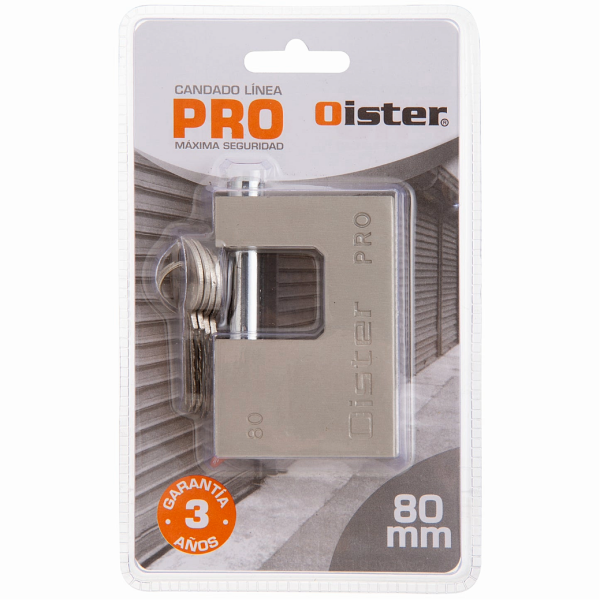 CANDADO OISTER PRO CORTINA 80MM