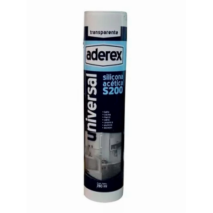 SILICONA ACETICA TRANSPARENTE ADEREX 280ML