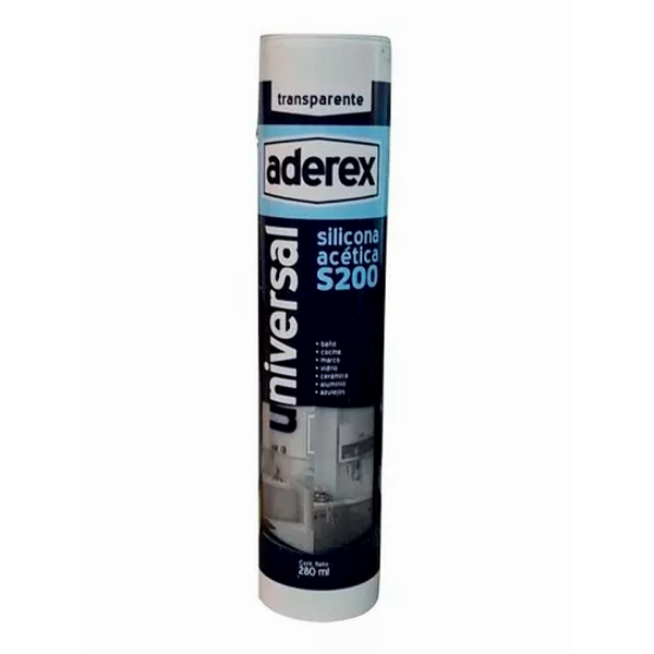SILICONA ACETICA TRANSPARENTE ADEREX 280ML