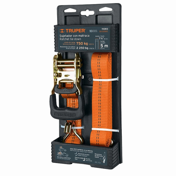SUJETADOR C/N MATRACA TRUPER 2250 KG