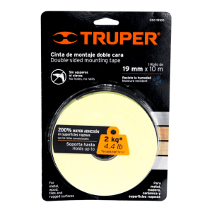 CINTA MONTAJE TRUPER 19MMX10MT