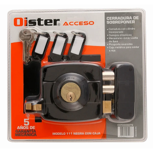 CERRADURA OISTER SOBREPONER 111 CON CAJA