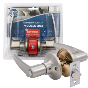 CERRADURA ODIS 203 MANILLA DORMITORIO INOX
