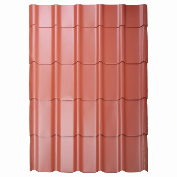 TEJA CONTINUA TERRACOTA 1.075X2MTX0.40MM