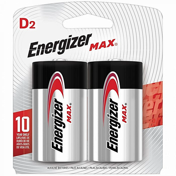 PILA ENERGIZER D2 2 UNIDADES