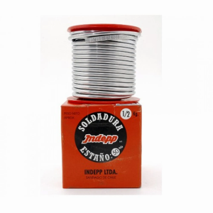 SOLDADURA ESTAÑO INDEP 50% 1/2 KG