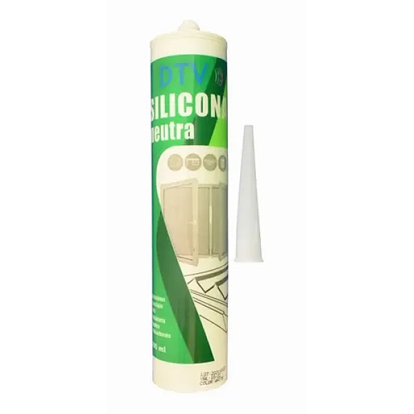 SILICONA HOJALATERA DTV NEUTRA ALUMINIO 300ML