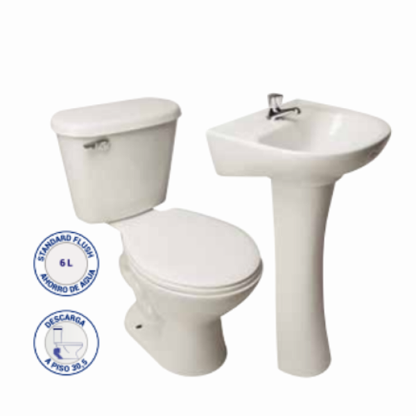 SALA BAÑO PRONTO FANALOZA DESCARGA 30CM