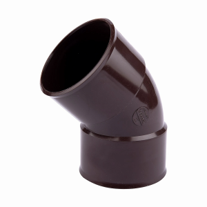 CODO BAJADA H-H MARRON 80X45