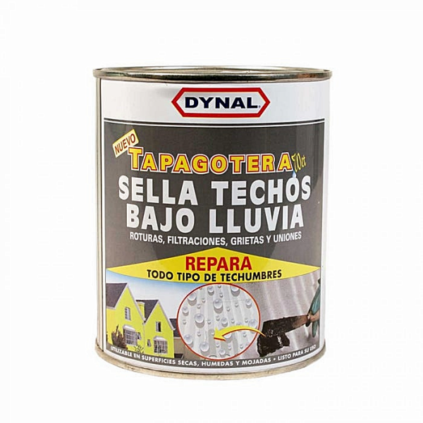 TAPAGOTERA BAJO LLUVIA NEGRO 1/4 GALON DYNAL
