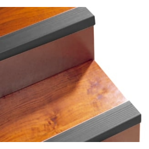 NARIZ DE GRADA 37X37MM X 3 MT GRIS OSCURO