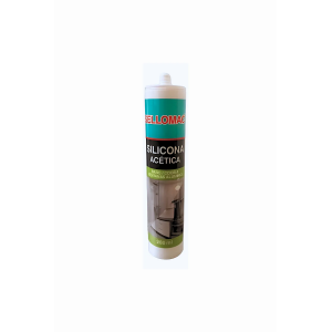 SILICONA ACETICA C/FUNGICIDA BLANCA SELLOMAC 280 ML