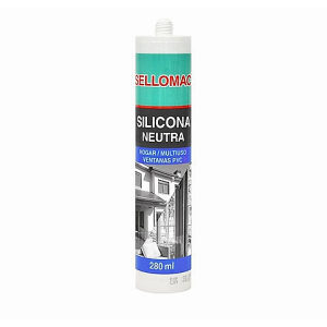 SILICONA NEUTRA NEGRO 280ML SELLOMAC