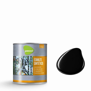ESMALTE SINTETICO PASSOL NEGRO 1/4 GALON