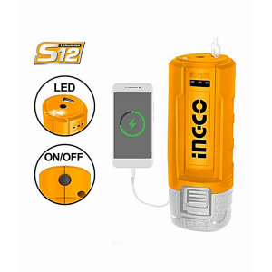 CARGADOR EXTERNO USB S12 BATERIA CUCLI1201 INGCO