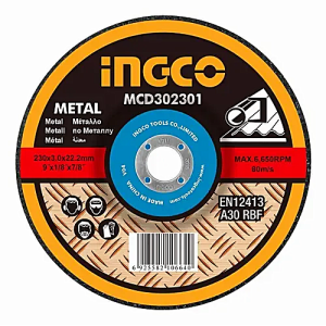 Disco Corte Metal 9 x 3.0 mm Ingco
