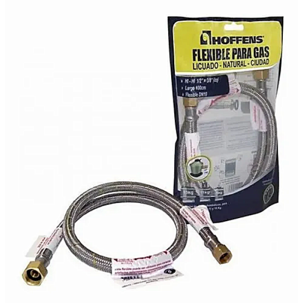 Flexible Gas Hoffens H-Izq 1/2 x 3/8 60 cm