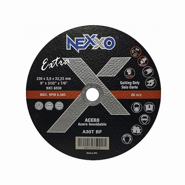 Disco Corte Metal Nexxo 9 x 3.0mm
