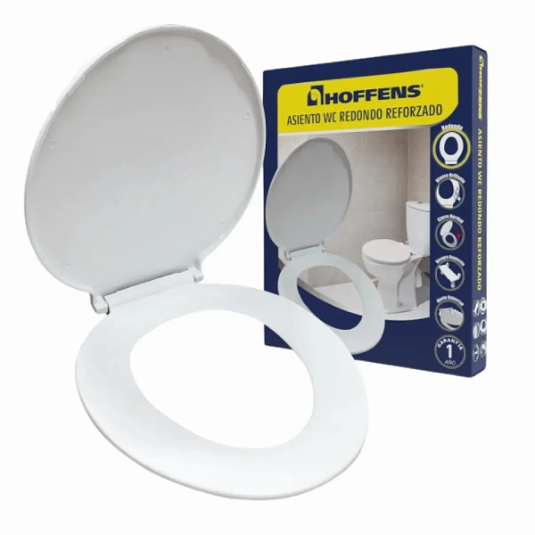 Tapa WC Redondo Blanco Hoffens
