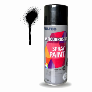 Aerosol Fulltec Negro Brillante 400ml